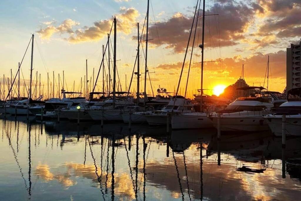 Vue Imprenable Sur Le Port, Proche Plages ! Daire La Grande Motte Dış mekan fotoğraf